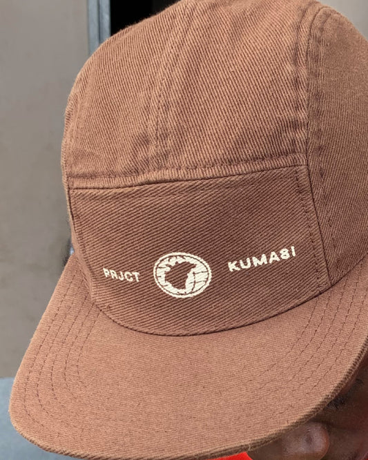 PRJCT Kumasi - Brown Twill 5 Panel Cap